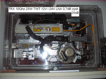 TRX 10GHz 25W TWT 12v i 24V